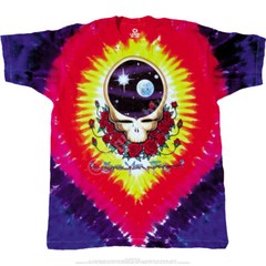 GRATEFUL DEAD-SPACE YOUR FACE-2 SD TIE DYE T-SHIRT S-M-L-XL-2X-3X-4X-5X-6X Wier