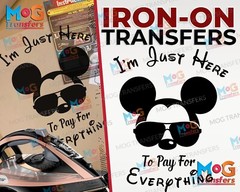 Funny Dad Disneyland Holiday Tshirt Iron On Transfer Mickey Daddy Vacation Gift