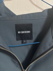 NOT CONVENTIONAL Gray Long Sleeve Shirt with Zipper & Drawstring
