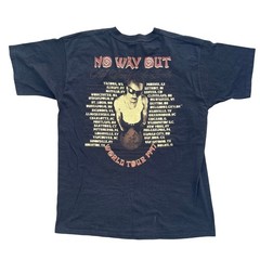 Vintage 90s Puff Daddy No Way Out World Tour Band Rap Tee Shirt Size XL