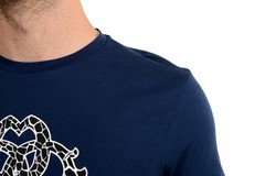 Roberto Cavalli “Beachwear” Men’s Blue Graphic Print T-Shirt Sz S M L XL 2XL