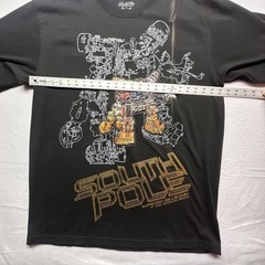 Y2K Southpole Robot Graphic T Shirt Mens XL Black Techwear Cyber Streetwear Mech
