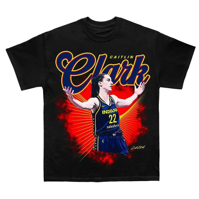 COMBATWEAR Caitlin Clark Sports Fan Tee T-Shirt, Graphic Tee T-Shirt