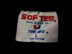 TUXEDO vintage t shirt Jacket Vest 1980 Costume 100% Cotton Made in USA Large