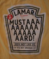 Goldtoe Mustard Kendrick Lamar Size Small Not Like Us Tee Yellow