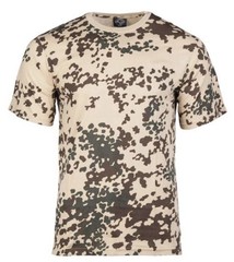 Mil-Tec German Tropentarn Camo T-Shirt 100% Cotton Size 3XL – Free Shipping!
