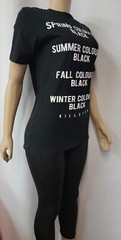 KILLSTAR ~ Gothic T-Shirt “Spring, Fall, Summer Winter, Colours Black” Size S #W