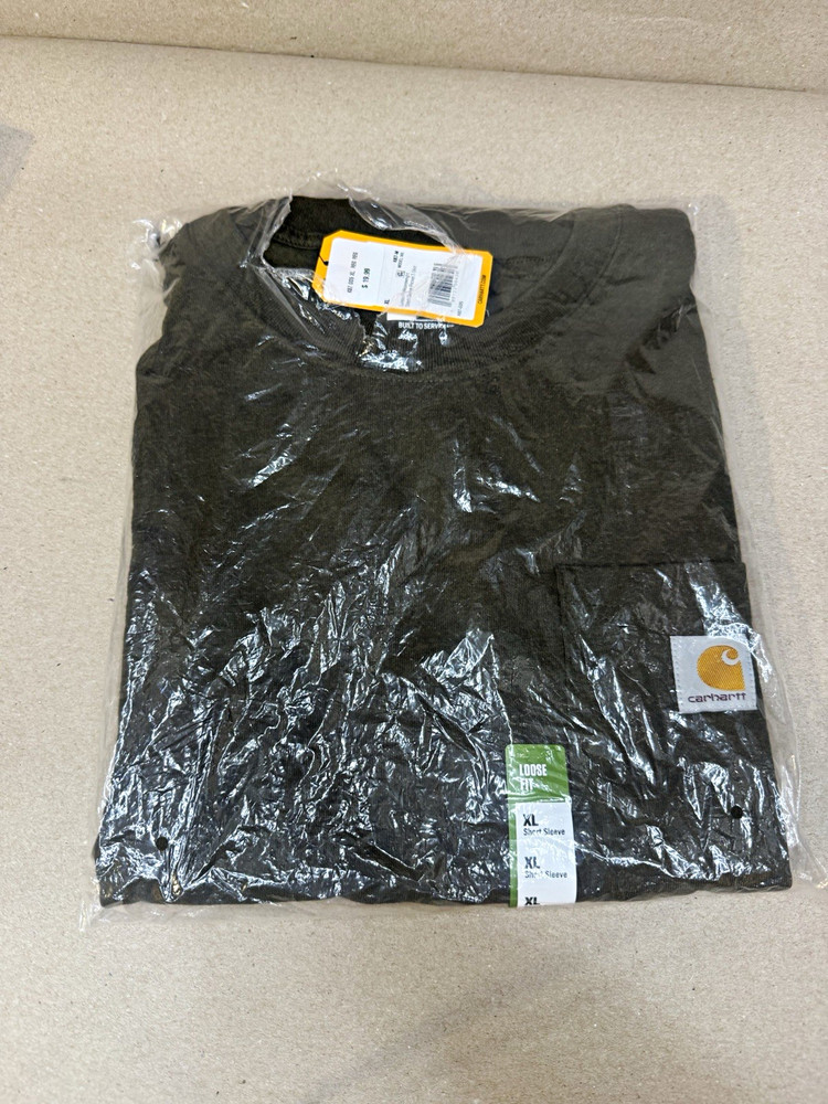 Carhartt K87-G05 Loose Fit Heavyweight Pocket Crew T-Shirt Green Men’s XL