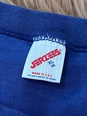 Vintage 1990 Wyoming Centennial T Shirt XL Jerzees Single Stitch USA Tee Blue
