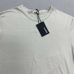 Buck Mason T Shirt Mens Small Bone Curved Hem Tee Pima Cotton S/S