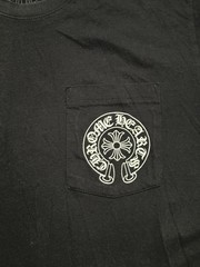 Chrome Hearts Los Angeles Horseshoe Pocket Tee Black Size Medium Made In USA