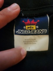 Vintage Jnco T Shirt Size Mens Large 90s Black Very Used Decent Condition