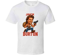 Jack Burton Big Trouble In Little China Retro Movie Caricature T Shirt