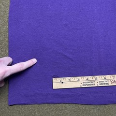 SEE PHOTOS – VTG 80s Fruit of the Loom Pocket Shirt Large Purple Single Stitch