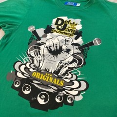 Adidas Def Jam Recordings Originals Hip Hop Rap Green T-Shirt Men’s Size Small