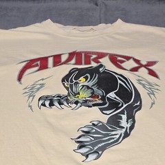 Vintage Y2K Avirex Spell Out Long Sleeve, Mens Panther Tribal, See Description