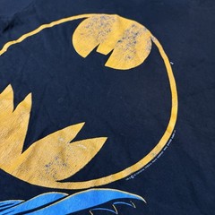 Single Stitch Vintage 80s Batman DC Comic Graphic Tee Black Cotton M Made in USA