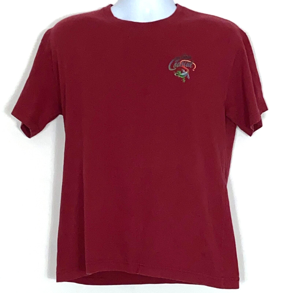 Going Coastal TShirt Mens Size Medium Red Crusin for a Brusin Humor