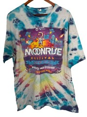 Moonrise Festival 2017 Tie-Dye Shirt 2XL Lineup Migos Kaskade Porter 2X #0278
