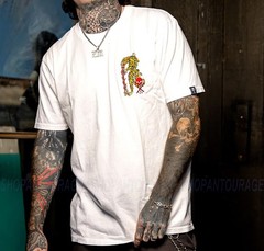 Sullen Art Collective Skull Leopard Premium SCM7976 Short Sleeve T-shirt For Men