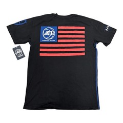 $40 AMERICAN FIGHTER BALLER Black USA FLAG Athletic Basketball Graphic T-shirt