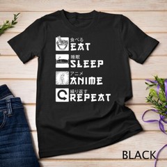 Eat Sleep Anime Repeat Japanese Manga Lover Cosplay Gift T-Shirt Unisex T-shirt