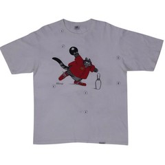 Vintage Crazy Shirts Hawaii 1980s B Kliban Bowling Cat SStitch TShirt XL