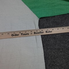 Vintage Paper Thin 80s Hanes Shirt Mens XL White Green 3/4 Sleeve Raglan