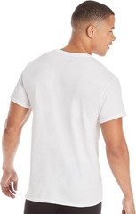 Hanes 2135Z0 Men’s T-Shirt Size L White | Soft Cotton Crew Neck Tee