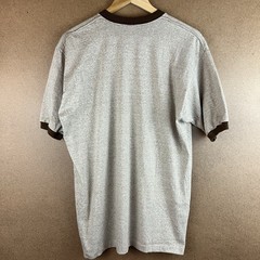 VTG 70s JCPenney Two-Tone Sandy Brown Ringer Tee Large