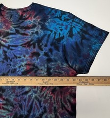 Handmade Tie Dye T-Shirt Unisex Size XL Multicolor Scrunch Design Gildan Tee NEW