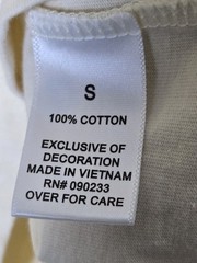 Fear of God Essentials FOG Logo T-Shirt Men’s Size Small Ivory Cream Oatmeal
