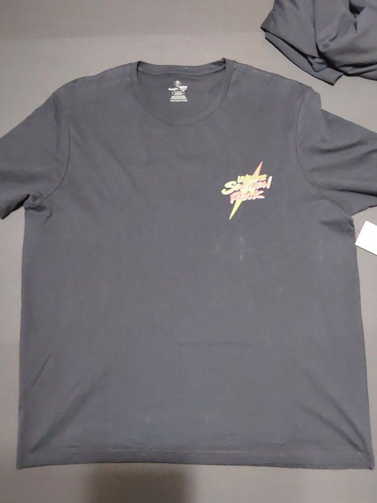 NWT WRANGLER MEN’S XL tshirt BLACK LONG LIVE SOUTHERN ROCK 38 SPECIAL HOTROD