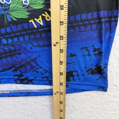 El Salvador Shirt Mens Medium M Black Blue Flag Short Sleeve Lightweight