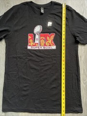 NEW 2025 SUPER BOWL LIX Philadelphia Eagles Kansas City Chiefs T Shirt Tee LARGE
