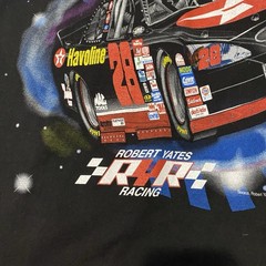 Vtg 90s Ricky Rudd Nascar Track Star All Over Print XL Chase -Small Spots Pic #4