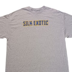 Silk Exotic Mens T Shirt Gray Short Sleeve Milwaukee WI