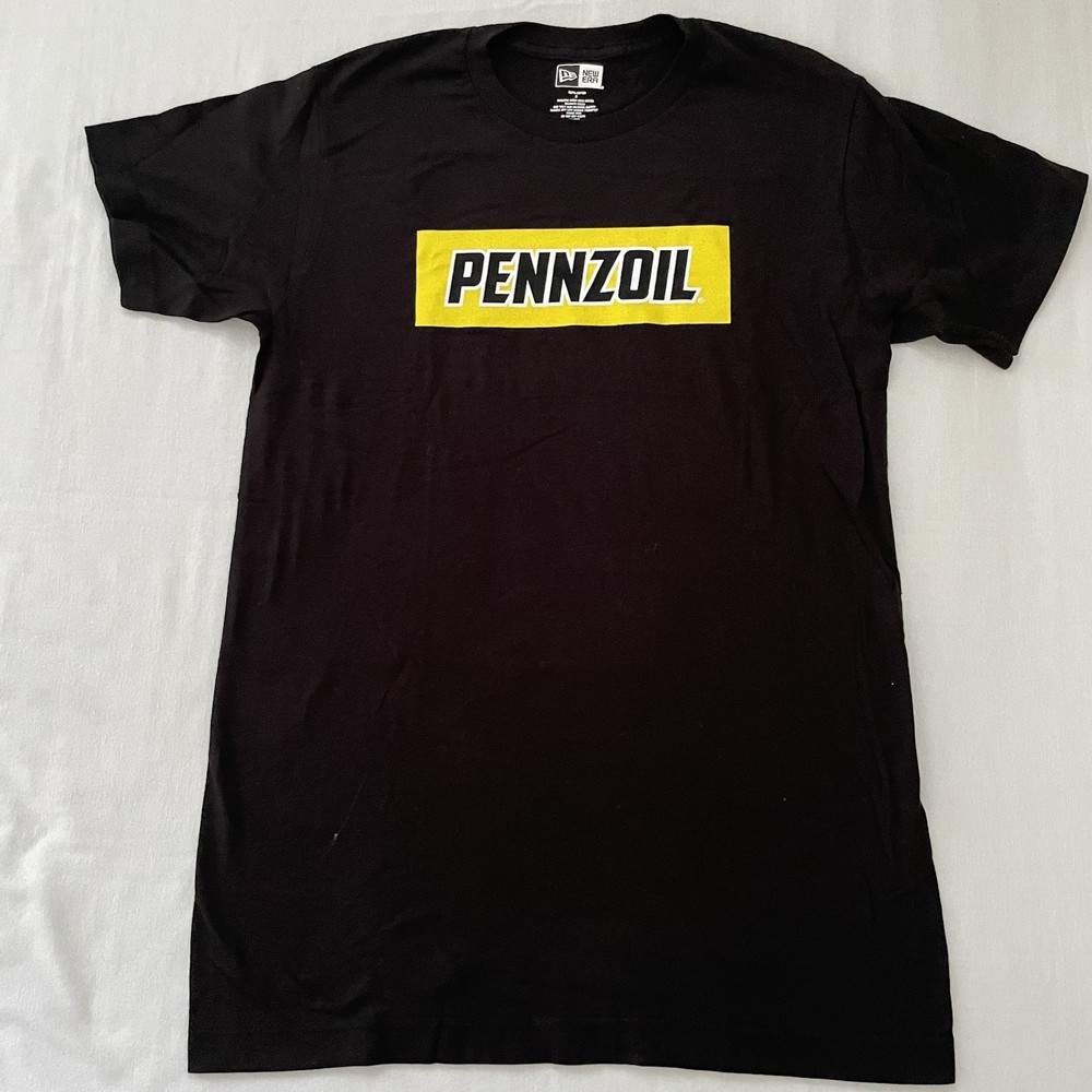 New Era Pennzoil Mopar DSR Racing T Shirt Men’s Small Black NASCAR Drag Racing