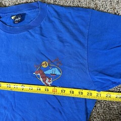 Vintage Spring Break 1985 Tropical Tiger Nature Art Shirt Size L 80s
