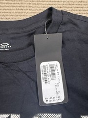 Oakley B1B Logo Navy Black Size Large T-Shirt Blackout NWT