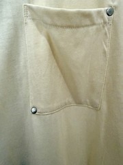 Krost Men’s Rivet Pocket T-Shirt Size L Beige NWT