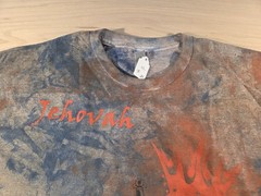 Jehovah Yahweh Biblical Fantasy Graphic Print T-Shirt Multicolor XL Short Slee…