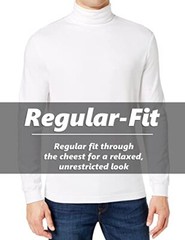 Men’s Long Sleeve Regular Fit Turtle Neck T-Shirt ( Sizes, S-2XL ) NWT Free Ship