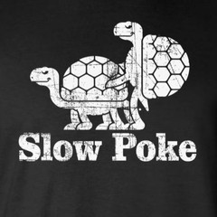 Slow Poke Funny Turtles Tank Top T-Shirt / Adult Rude Vulgar Sarcastic Humor