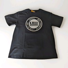 Carhartt Relaxed-Fit Short-Sleeve Tee Mens L Flag Graphic Made In USA NWT Black