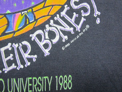 Vintage 1980’s Ohio University Halloween T Shirt (XL) Athens Single Stitch Skull