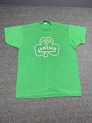 Screen Stars Jameson Liquor Shirt Mens XL Green St Patricks Day Vintage