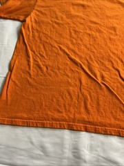 St. Croix T-Shirt VTG Fits Adult SZ Large Orange Sailboat Ocean Cotton Tee