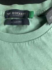 Dockers Large Men’s Short Sleeve T-shirt Cotton Green