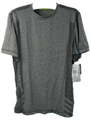 Asics Men’s Hot Shot Heathered Training Shirt, Grey Heather – Small